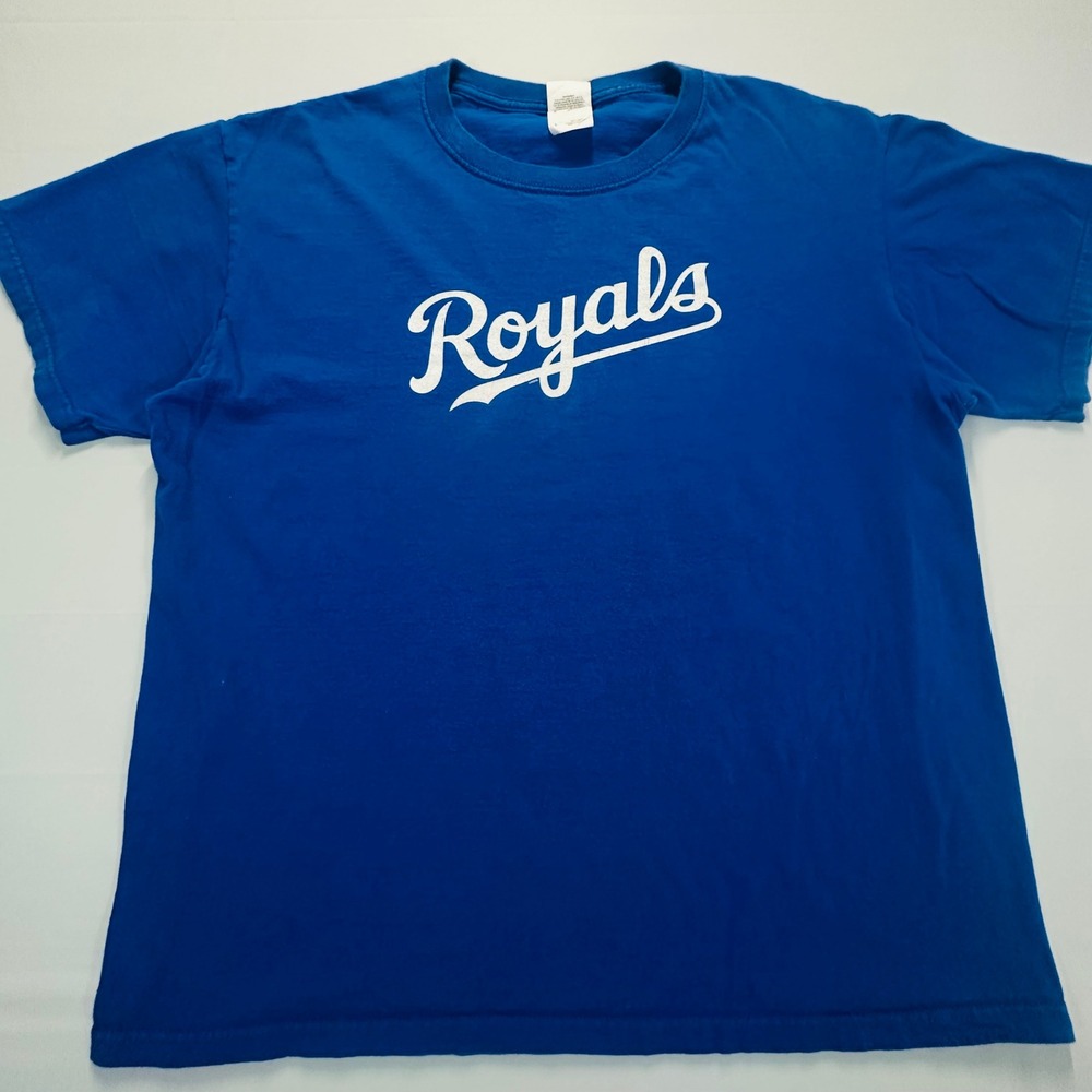 Fruit of the Loom Kansas City Royals Sprint Promo T-Shirt Blue Mens Large
